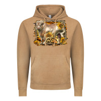 Vintage Camel western charolais bull Vintage Hoodie - LillyAllenDesigns