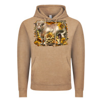 Vintage Coffee western charolais bull Vintage Hoodie - LillyAllenDesigns