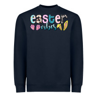 Navy Easter vibes Easter Day Heavyweight Sweatshirt - HowdyJamesFarm