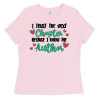 Bubblegum Pink capter author Ladies Tee - MaliasSmallBusiness