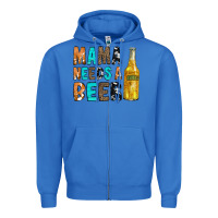 True Royal Mama Needs a Beer Zipper Hoodie - CowCowDesign