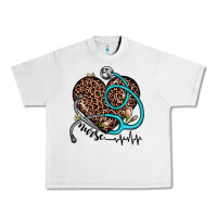 Lunar Rock nurse leopard heart Urban Heavy Tee - JahusDesignShop