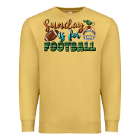 Antique Gold sunday is for football Premium Sweatshirt - BundleAndBundleShop