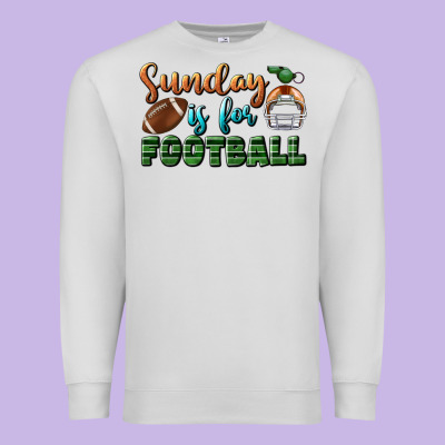 Sunday Is For Football Premium Sweatshirt Designed By Bundleandbundleshop