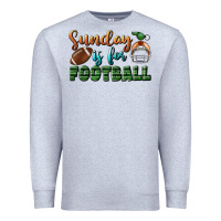 Heather Grey sunday is for football Premium Sweatshirt - BundleAndBundleShop
