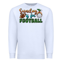 White sunday is for football Premium Sweatshirt - BundleAndBundleShop