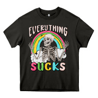 Asphalt everything sucks Heavy Core Tee - MaliasSmallBusiness