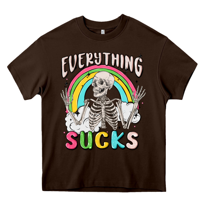 Everything Sucks Heavy Core Tee by MaliasSmallBusiness | Teevron