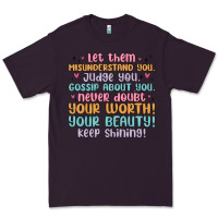 Plum let them Premium Tee - MaliasSmallBusiness