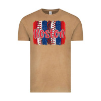 Vintage Camel boston baseball team spirit brushstrokes Vintage Tee - Artiststas
