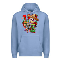 Colony Blue Cinco de mayo love Premium Hoodie - FaDigitalArtStudio