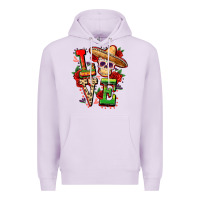 Lilac Cinco de mayo love Premium Hoodie - FaDigitalArtStudio