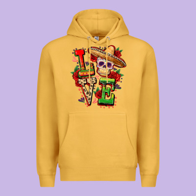 Cinco De Mayo Love Premium Hoodie Designed By Fadigitalartstudio