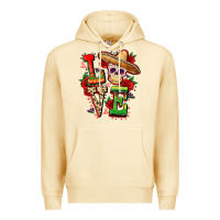 Pina Colada Cinco de mayo love Premium Hoodie - FaDigitalArtStudio