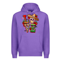 Purple Cinco de mayo love Premium Hoodie - FaDigitalArtStudio