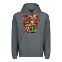 Rock Cinco de mayo love Premium Hoodie - FaDigitalArtStudio