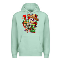 Seafoam Cinco de mayo love Premium Hoodie - FaDigitalArtStudio