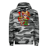 Slate Camo Cinco de mayo love Premium Hoodie - FaDigitalArtStudio