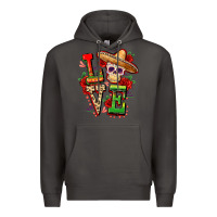 Smoke Cinco de mayo love Premium Hoodie - FaDigitalArtStudio