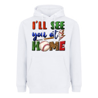 White i'll see you at home Heavyweight Hoodie - BundleAndBundleShop