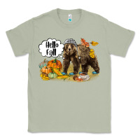 Matcha Hello Fall Brown Bear Classic Tee - LillyAllenDesigns