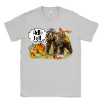 Moon Dust Hello Fall Brown Bear Classic Tee - LillyAllenDesigns
