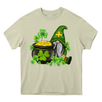 Mossy st patricks gnome and pot of gold Heavy Core Tee - AdoDesignShop