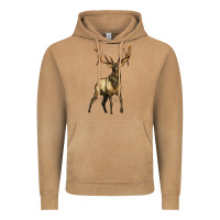 Vintage Camel elk deer Vintage Hoodie - LillyAllenDesigns
