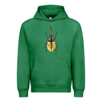 Emerald hercules beetle Urban Hoodie - LillyAllenDesigns