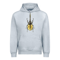 Heather Grey hercules beetle Urban Hoodie - LillyAllenDesigns