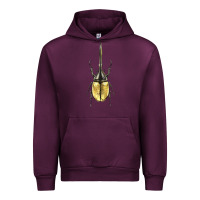 Mauve Wine hercules beetle Urban Hoodie - LillyAllenDesigns