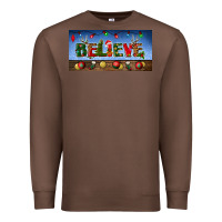 Chestnut christmas believe license plate Premium Sweatshirt - BundleAndBundleShop