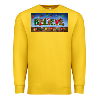 Lemon christmas believe license plate Premium Sweatshirt - BundleAndBundleShop