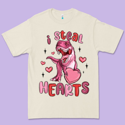 I Steal Hearts Premium Tee Designed By Maliassmallbusiness