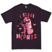 Plum i steal hearts Premium Tee - MaliasSmallBusiness