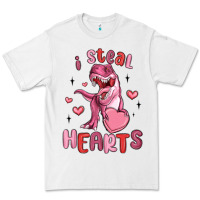 White i steal hearts Premium Tee - MaliasSmallBusiness