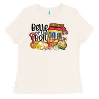 Bone belle of the boil crab oil Ladies Tee - MaliasSmallBusiness