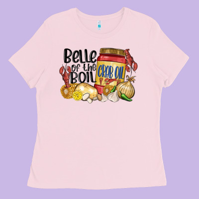 Belle Of The Boil Crab Oil Ladies Tee Designed By Maliassmallbusiness