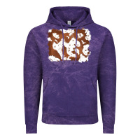 Cloud Purple cowhide Vintage Hoodie - RanaPortraitStore