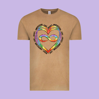 Autism Heart Vintage Tee Designed By Artiststas
