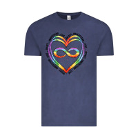 Vintage Denim autism heart Vintage Tee - Artiststas