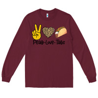 Burgundy Peare Love Tacos Long Sleeve Tee - Bettercallsaul