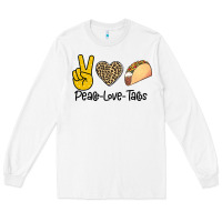 White Peare Love Tacos Long Sleeve Tee - Bettercallsaul