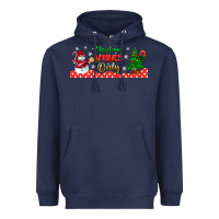 Navy christmas vibes only libbey glass Heavyweight Hoodie - BundleAndBundleShop