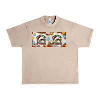 French Oak When You're Dead Inside But It's Christmas Hippie Skeleton Santa Urban Heavy Tee - Artiststas