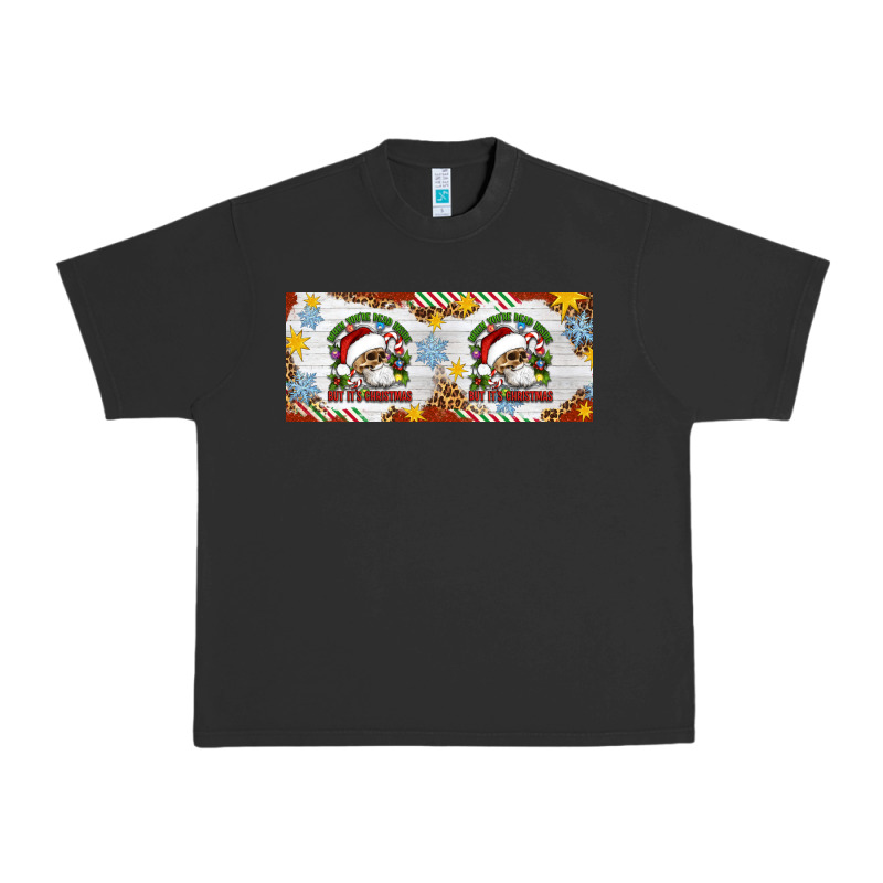 When You're Dead Inside But It's Christmas Hippie Skeleton Santa Urban Heavy Tee by Artiststas | Teevron