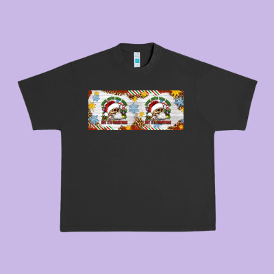 When You're Dead Inside But It's Christmas Hippie Skeleton Santa Urban Heavy Tee Designed By Artiststas