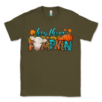 Army Green Western Hey There Pumpkin Classic Tee - LillyAllenDesigns