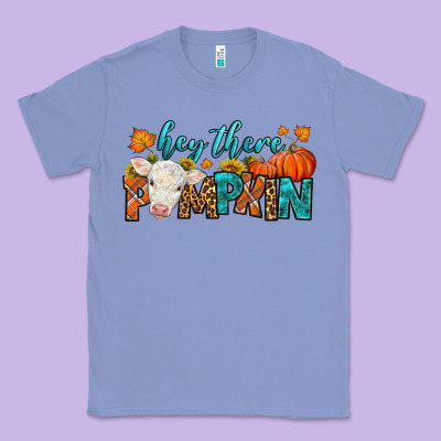Western Hey There Pumpkin Classic Tee Designed By Lillyallendesigns
