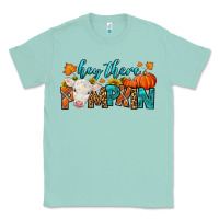 Seafoam Western Hey There Pumpkin Classic Tee - LillyAllenDesigns